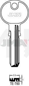 JMA TE-T60 Specijalan ključ (Silca TE7 / Errebi TS14)
