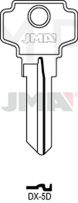 JMA DX-5D Cilindričan ključ (Silca DX1 / Errebi D5D)