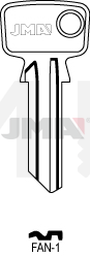 JMA FAN-1 Cilindričan ključ