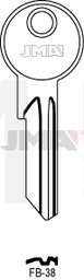 JMA FB-38 Cilindričan ključ (Silca FB35R / Errebi F45R)