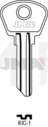JMA KIC-1 Cilindričan ključ (Silca KIV2R / Errebi KCN1S)