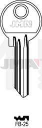 JMA FB-25 Cilindričan ključ (Silca FB12R / Errebi F2R)