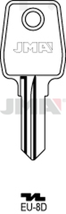 JMA EU-8D Cilindričan ključ (Silca EU13R / Errebi EL9R)