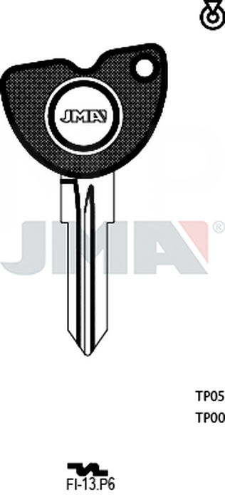 JMA TP00FI-13.P6 (Silca GT15RDT0 / Errebi T00GB14RPF)