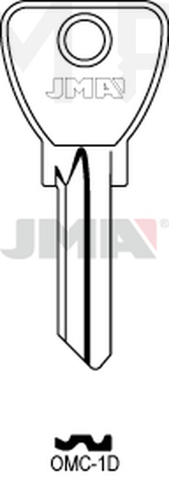 JMA OMC-1D Cilindričan ključ (Silca OC238 / Errebi O5D)