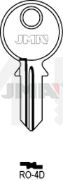 JMA RO-4D Cilindričan ključ (Silca RO5 / Errebi R5R)