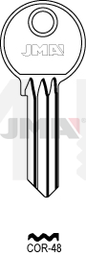 JMA COR-48 Cilindričan ključ (Silca CB78R / Errebi CO29R)