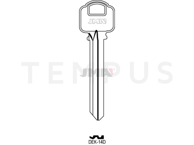 DEK-14D Cilindričan ključ (Silca MAU4) 12832