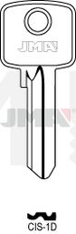 JMA CIS-1D Cilindričan ključ (Silca CIS5 / Errebi CIS5D)