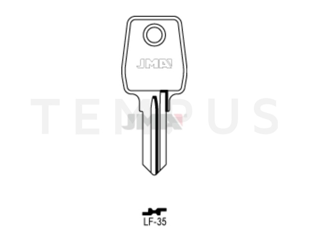 LF-35 Cilindričan ključ (Silca LF37 / Errebi LF42) 21331