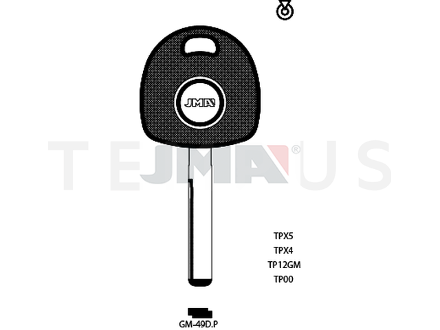 TP00GM-49D.P (Silca GM45TE / Errebi T00GM37P) 13855