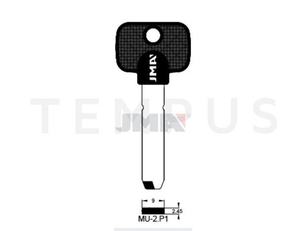 MU-2.P1 Specijalan ključ (Silca MTK3P / Errebi ML3P176) 13531