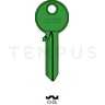 CI-DL VERDE Cilindričan ključ (Silca CS206, AB1, CS206 / Errebi C5D,AU5D, C5D) 14188