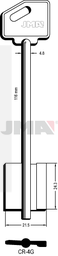 JMA CR-4G Kasa ključ (Silca 5R16, RLN / Errebi 2CR19, 2CR6)