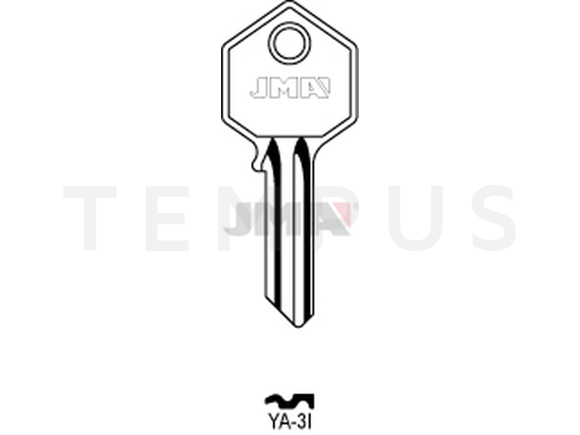 YA-3I Cilindričan ključ (Silca YA7R / Errebi YI5PS) 14105