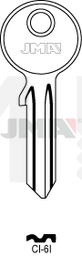 JMA CI-6I Cilindričan ključ (Silca AB1RX, CS207 / Errebi AU5SL, C5S)