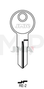 JMA RE-2 Cilindričan ključ (Silca REN2 / Errebi RN9)