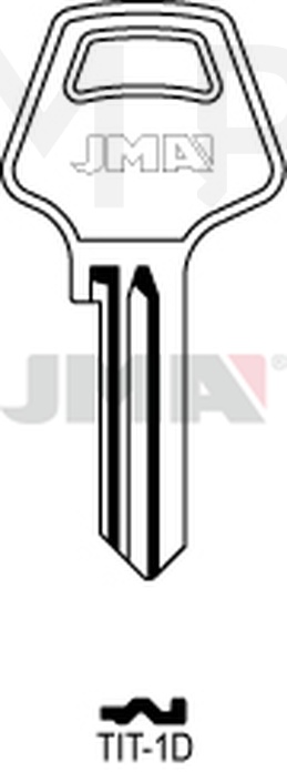 JMA TIT-1D Cilindričan ključ (Silca TN7 / Errebi TT6Q)