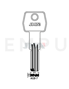 JMA AGB-7 Specijalan ključ (Silca AGB9 / Errebi AGB10)