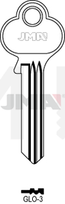 JMA GLO-3 Cilindričan ključ (Silca GL8 / Errebi GO8)