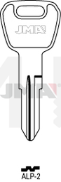 JMA ALP-2 Cilindričan ključ (Silca  ALP9/ Errebi AH8)