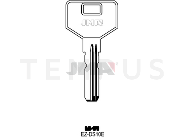 EZ-DS10E Specijalan ključ (Silca EZ4X, EZ4 / Errebi ECU7) 12964