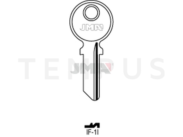 IF-1I Cilindričan ključ (Silca IF6 / Errebi IF4)