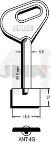 JMA ANT-4G Kasa ključ (Silca 5AU3 / Errebi 1AN9)