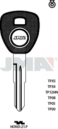 JMA TP00HOND-21.P (Silca HON58RT0 / Errebi T00HD43RP)