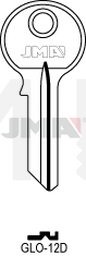 JMA GLO-12D Cilindričan ključ (Silca GL4R / Errebi GO4)