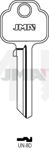 JMA UN-8D Cilindričan ključ (Silca UNI32 / Errebi UN25D)