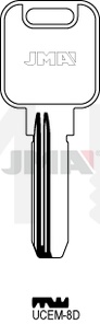 JMA UCEM-8D Specijalan ključ (Silca UC5R / Errebi UE7R)