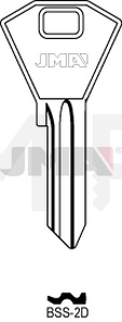 JMA BSS-2D Cilindričan ključ (Silca BS5 / Errebi BN8)