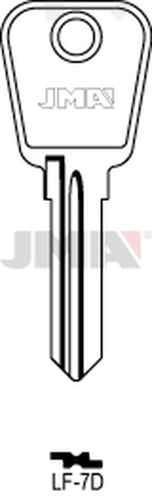 JMA LF-7D Cilindričan ključ (Silca LF32R,LF19R / Errebi LF20R)