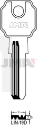 JMA LIN-19D Specijalan ključ (Silca LC14R / Errebi LI9R)
