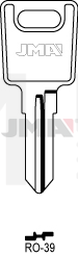 JMA RO-39 Cilindričan ključ (Silca RO69 / Errebi R35)