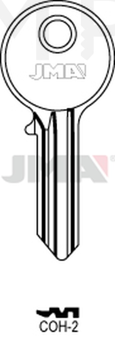 JMA COH-2 Cilindričan ključ (Silca SNC2R / Errebi COH2R)