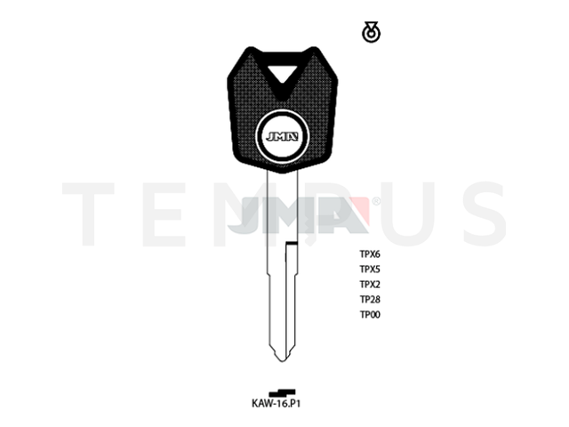 TP00KAW-16.P1 (Silca KW14MH) 14937