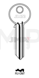 JMA RU-GM7 Cilindričan ključ (Silca RU23R / Errebi RU24R)