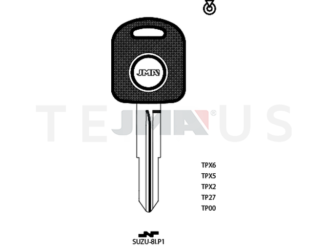 TP00SUZU-8I.P1 (Silca SZ11T0 / Errebi T00SZ10P) 13930