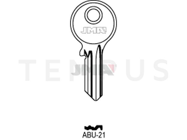 ABU-21 Cilindričan ključ (Silca AB53  / Errebi AU64R) 12464