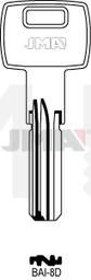 JMA BAI-8D Specijalan ključ (Silca STU6R, GVY1R, AMG6R / Errebi MO3)