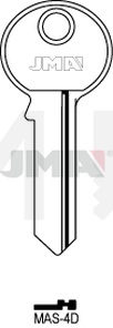 JMA MAS-4D Cilindričan ključ (Silca MS19 / Errebi M14)