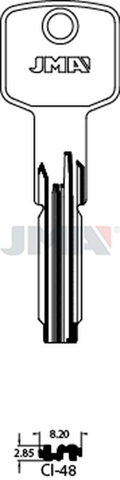 JMA CI-48 Specijalan ključ (Silca AB48 / Errebi AU57L)