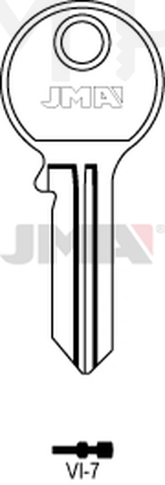 JMA VI-7 Cilindričan ključ (Silca VI13 / Errebi V14)