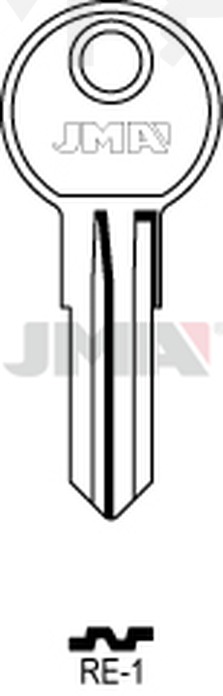 JMA RE-1 Cilindričan ključ (Silca REN1 / Errebi RN8)