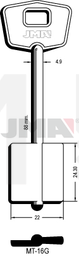 JMA MT-16G Kasa ključ (Silca 5MT14 / Errebi 2MO19)
