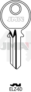 JMA ELZ-6D Cilindričan ključ (Silca EL3 / Errebi EZ4PD)