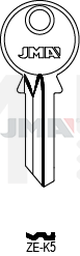 JMA ZE-K5 Cilindričan ključ (Silca ZE5 / Errebi ZE15PD)