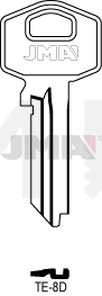 JMA TE-8D Cilindričan ključ (Silca TE2R / Errebi TS7)
